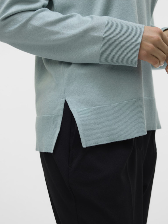 Vero Moda Zelený dámsky sveter Vero Moda Silje
