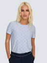 Jacqueline de Yong Svetlomodré dámske tričko JDY
