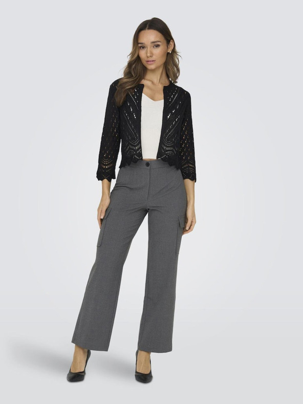 Jacqueline de Yong Čierny dámsky sveter JDY