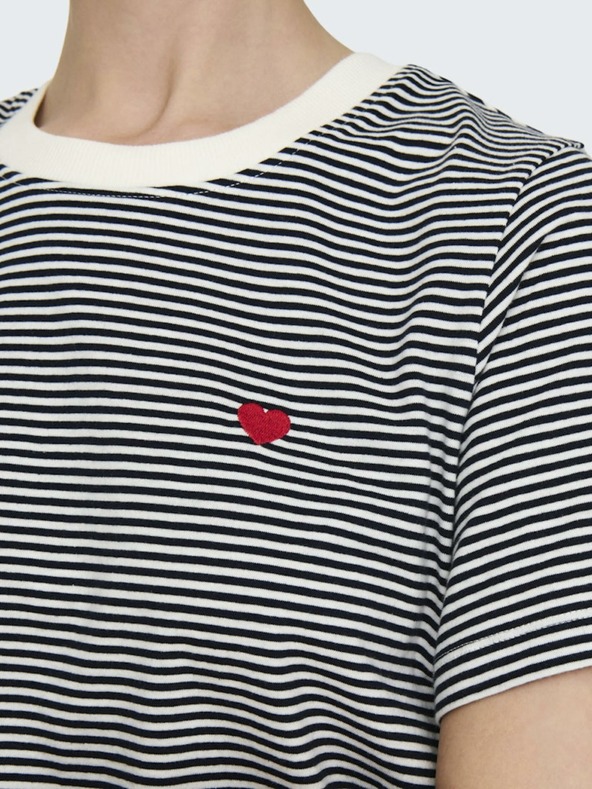 Jacqueline de Yong JDY Pisa bielo-modrá dámska pruhovaná košeľa