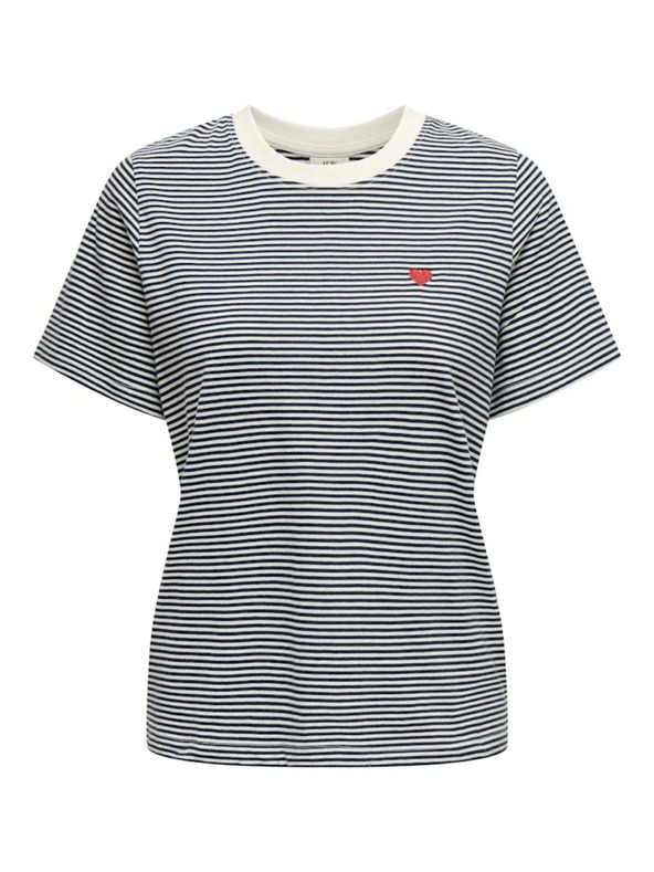 Jacqueline de Yong JDY Pisa bielo-modrá dámska pruhovaná košeľa