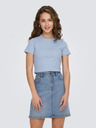 Jacqueline de Yong Svetlomodré dámske tričko JDY
