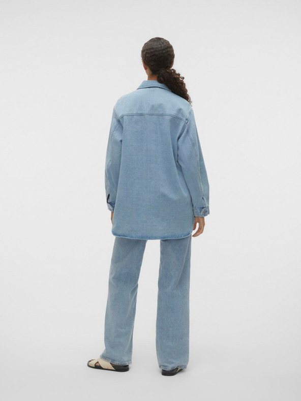 Vero Moda Svetlomodrá dámska džínsová bunda Vero Moda Naya