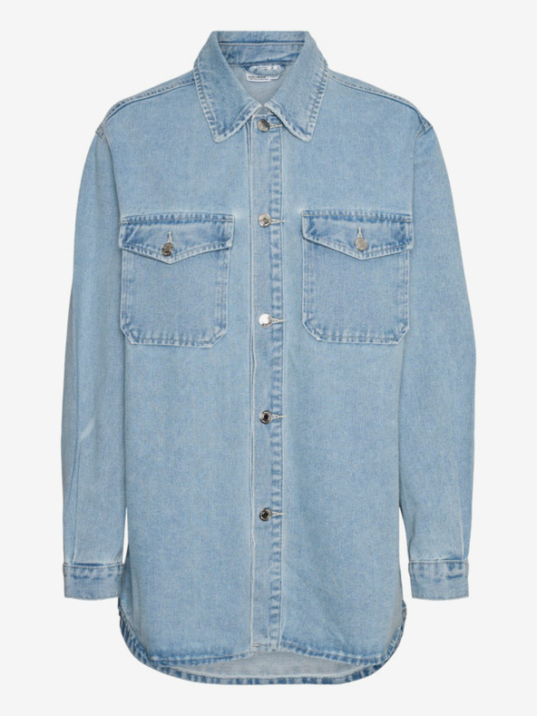 Vero Moda Svetlomodrá dámska džínsová bunda Vero Moda Naya