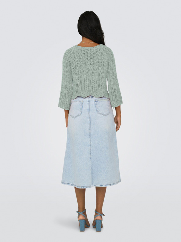 ONLY Zelený dámsky sveter ONLY Nola