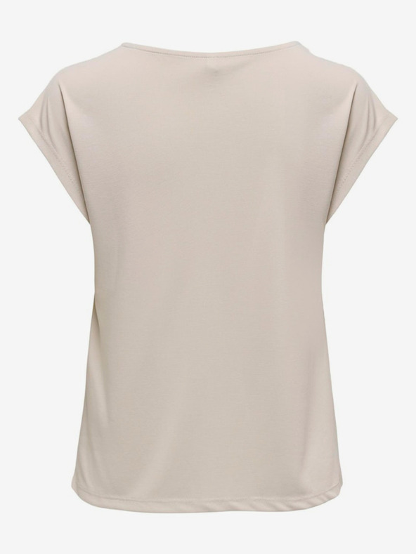 ONLY Béžové dámske tričko Iba zadarmo