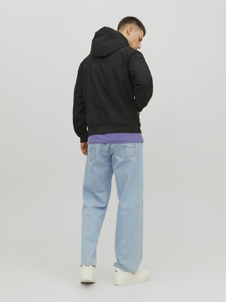 Jack & Jones Čierna pánska bunda Jack & Jones Basic