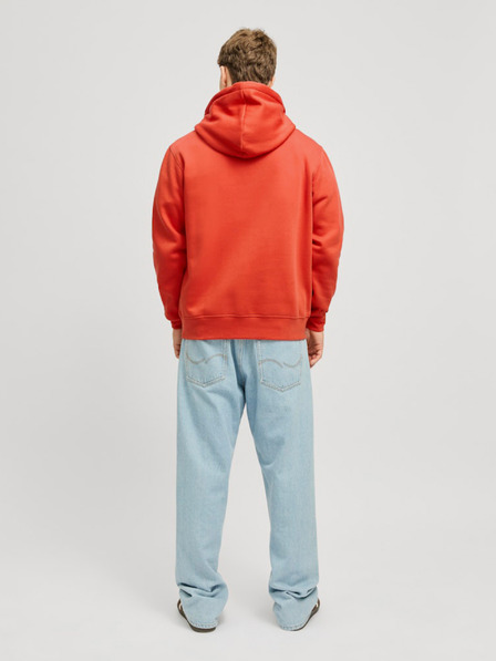 Jack & Jones Oranžová pánska mikina Jack & Jones Vesterbro