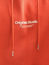 Jack & Jones Oranžová pánska mikina Jack & Jones Vesterbro