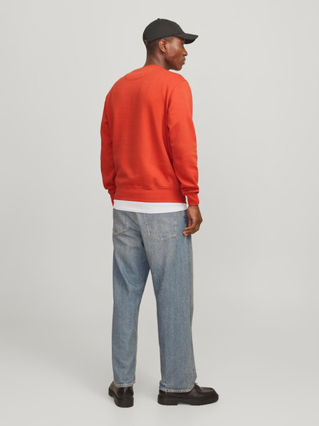 Jack & Jones Oranžová pánska mikina Jack & Jones Vesterbro