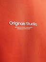Jack & Jones Oranžová pánska mikina Jack & Jones Vesterbro