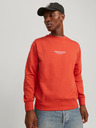 Jack & Jones Oranžová pánska mikina Jack & Jones Vesterbro