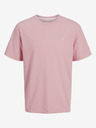 Jack & Jones Ružové pánske tričko Jack & Jones Paulos