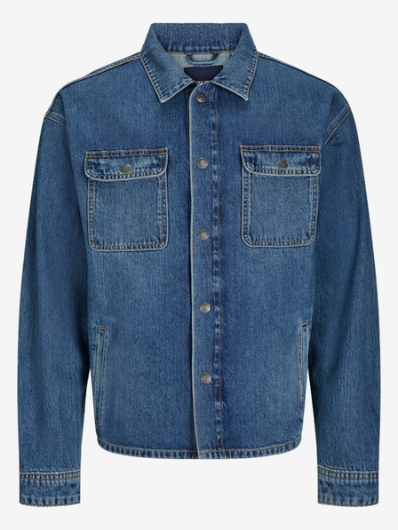 Jack & Jones Modrá pánska džínsová bunda Jack & Jones