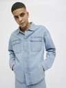 Jack & Jones Svetlomodrá pánska džínsová košeľová bunda Jack & Jones Hase