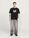 Jack & Jones Čierna pánska košeľa Jack & Jones Vesterbro
