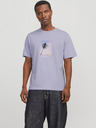 Jack & Jones Svetlo fialové pánske tričko Jack & Jones Vesterbro
