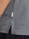 Jack & Jones Šedá pánska polokošeľa Jack & Jones Crodney