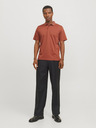 Jack & Jones Tehlové pánske polo tričko Jack & Jones Crodney