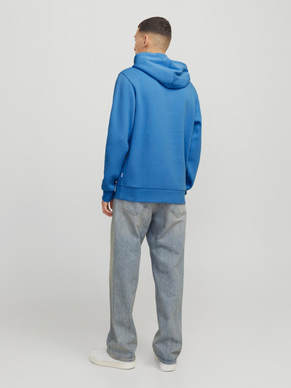 Jack & Jones Modrá pánska mikina Jack & Jones Logo