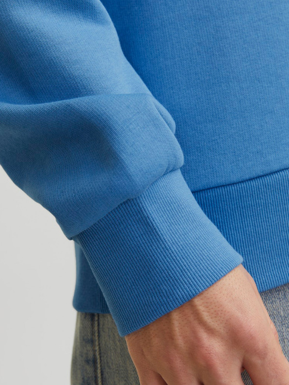 Jack & Jones Modrá pánska mikina Jack & Jones Logo