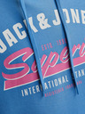 Jack & Jones Modrá pánska mikina Jack & Jones Logo