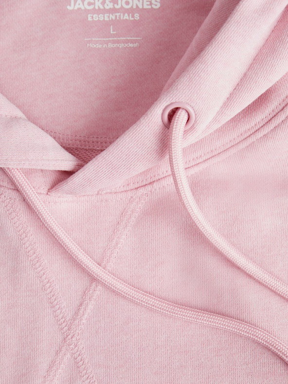 Jack & Jones Ružová pánska mikina Jack & Jones Paulos