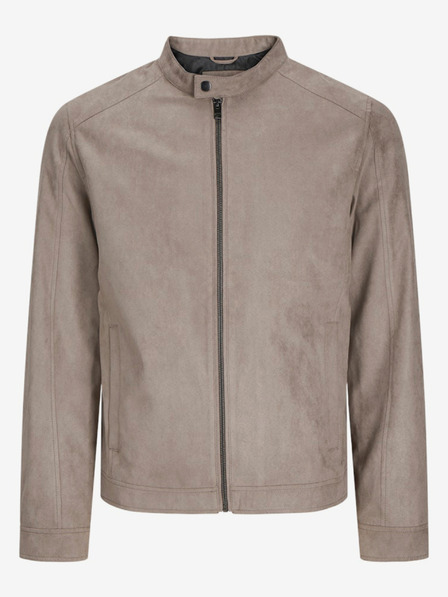 Jack & Jones Béžová pánska semišová bunda Jack & Jones Dylan