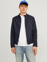 Jack & Jones Tmavomodrá pánska semišová bunda Jack & Jones Dylan