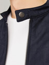 Jack & Jones Tmavomodrá pánska semišová bunda Jack & Jones Dylan
