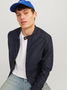Jack & Jones Tmavomodrá pánska semišová bunda Jack & Jones Dylan