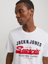 Jack & Jones Biela pánska košeľa Jack & Jones Logo