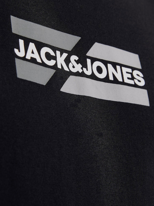 Jack & Jones Čierna pánska košeľa Jack & Jones Corp