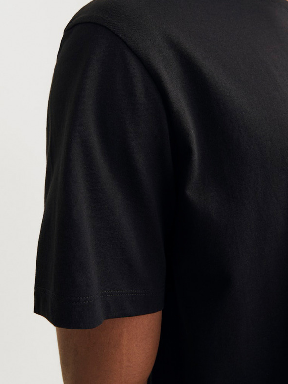 Jack & Jones Čierna pánska košeľa Jack & Jones Corp