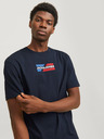 Jack & Jones Tmavomodrá pánska košeľa Jack & Jones Corp
