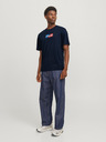Jack & Jones Tmavomodrá pánska košeľa Jack & Jones Corp