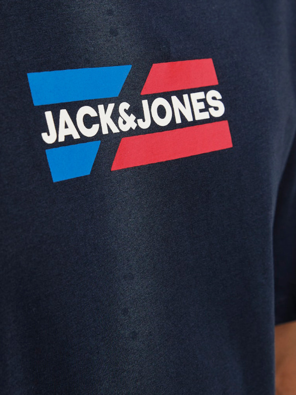 Jack & Jones Tmavomodrá pánska košeľa Jack & Jones Corp