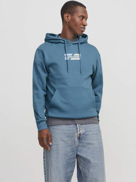 Jack & Jones Modrá pánska mikina Jack & Jones Corp