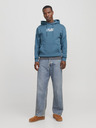 Jack & Jones Modrá pánska mikina Jack & Jones Corp