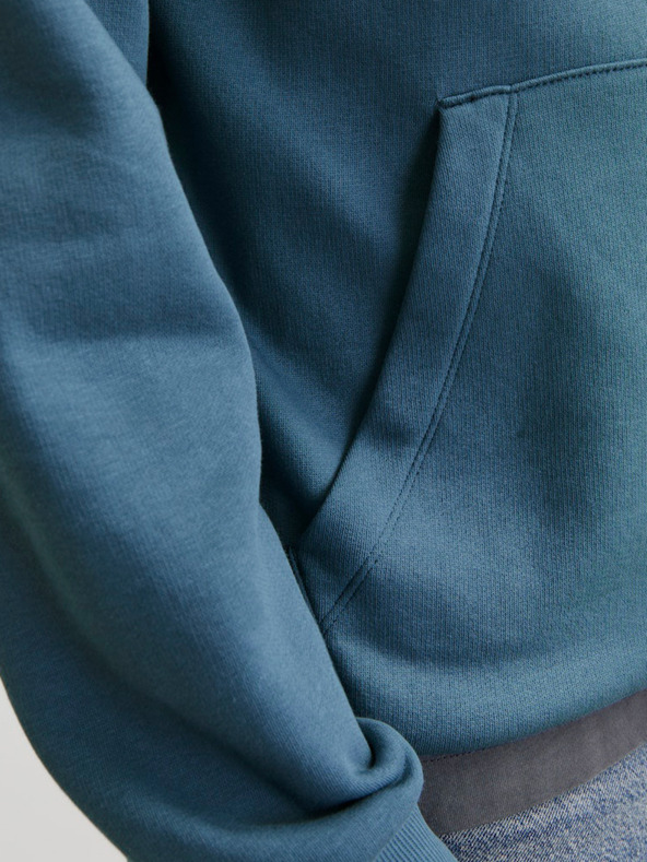 Jack & Jones Modrá pánska mikina Jack & Jones Corp