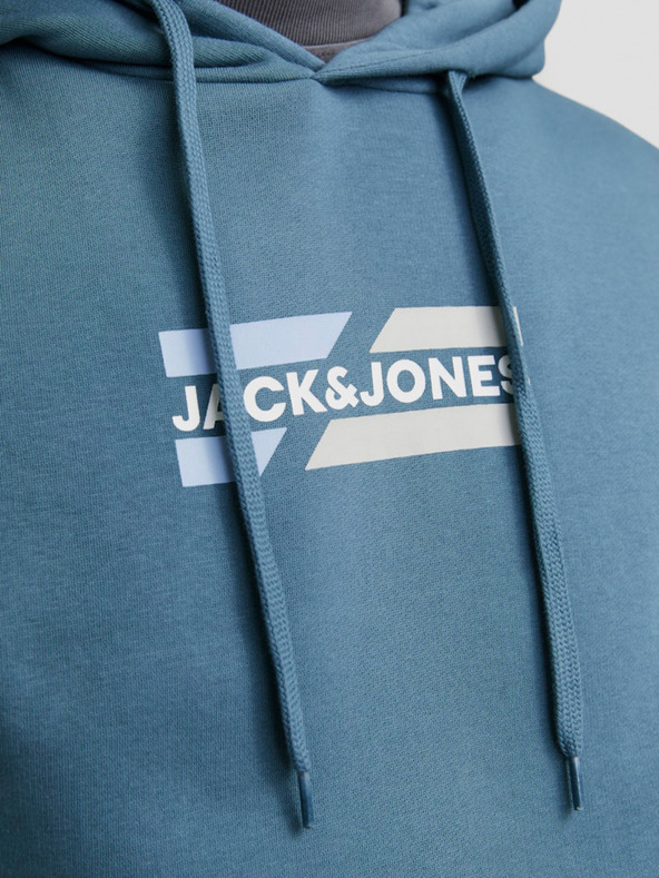 Jack & Jones Modrá pánska mikina Jack & Jones Corp