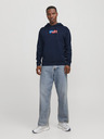 Jack & Jones Tmavomodrá pánska mikina Jack & Jones Corp