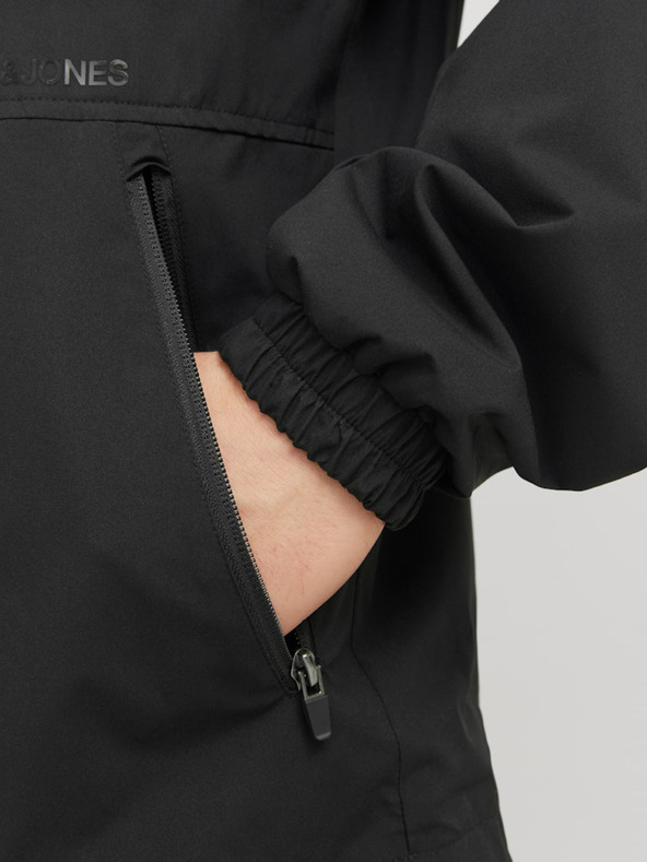 Jack & Jones Čierna pánska bunda Jack & Jones Urban