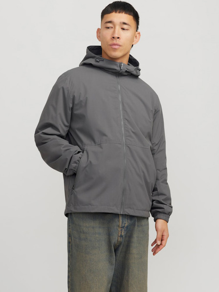 Jack & Jones Šedá pánska bunda Jack & Jones Urban