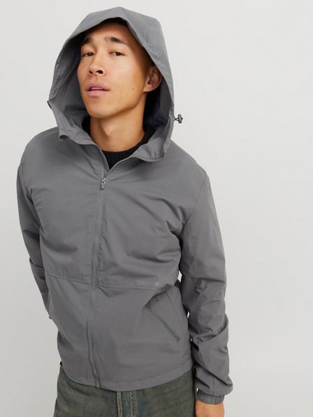 Jack & Jones Šedá pánska bunda Jack & Jones Urban