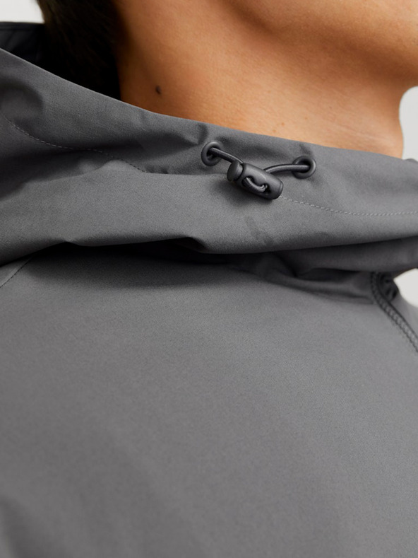 Jack & Jones Šedá pánska bunda Jack & Jones Urban