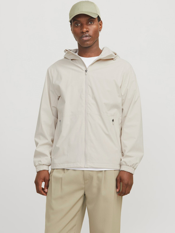 Jack & Jones Krémová pánska bunda Jack & Jones Urban