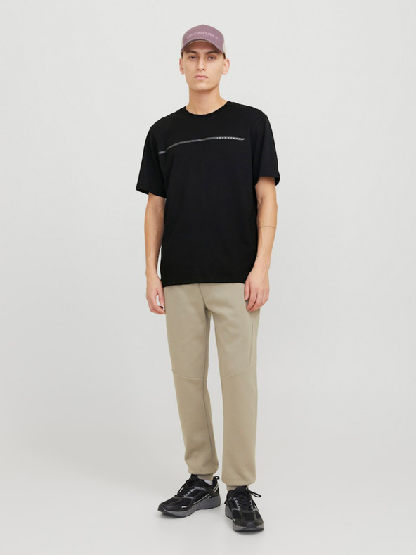 Jack & Jones Čierna pánska košeľa Jack & Jones Fusion