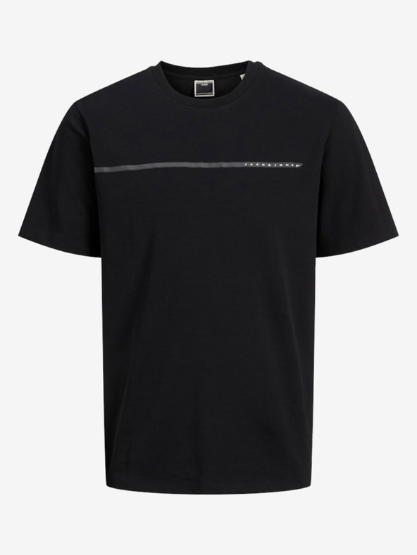 Jack & Jones Čierna pánska košeľa Jack & Jones Fusion