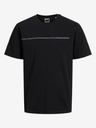 Jack & Jones Čierna pánska košeľa Jack & Jones Fusion